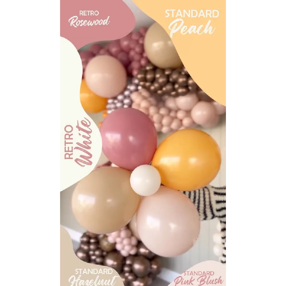Baloane latex 13cm Blush Pink Standard Kalisan 2348
