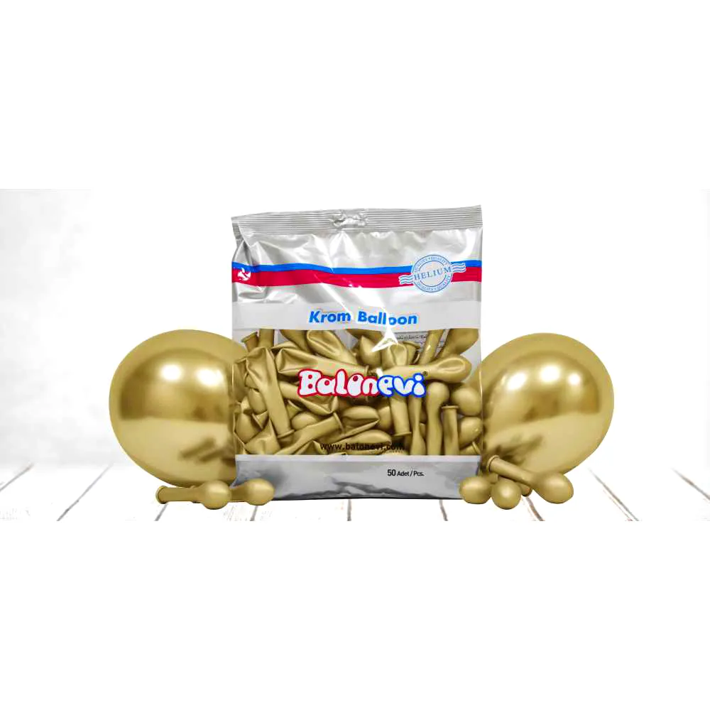 Baloane latex 15cm Chrome Culori Asortate