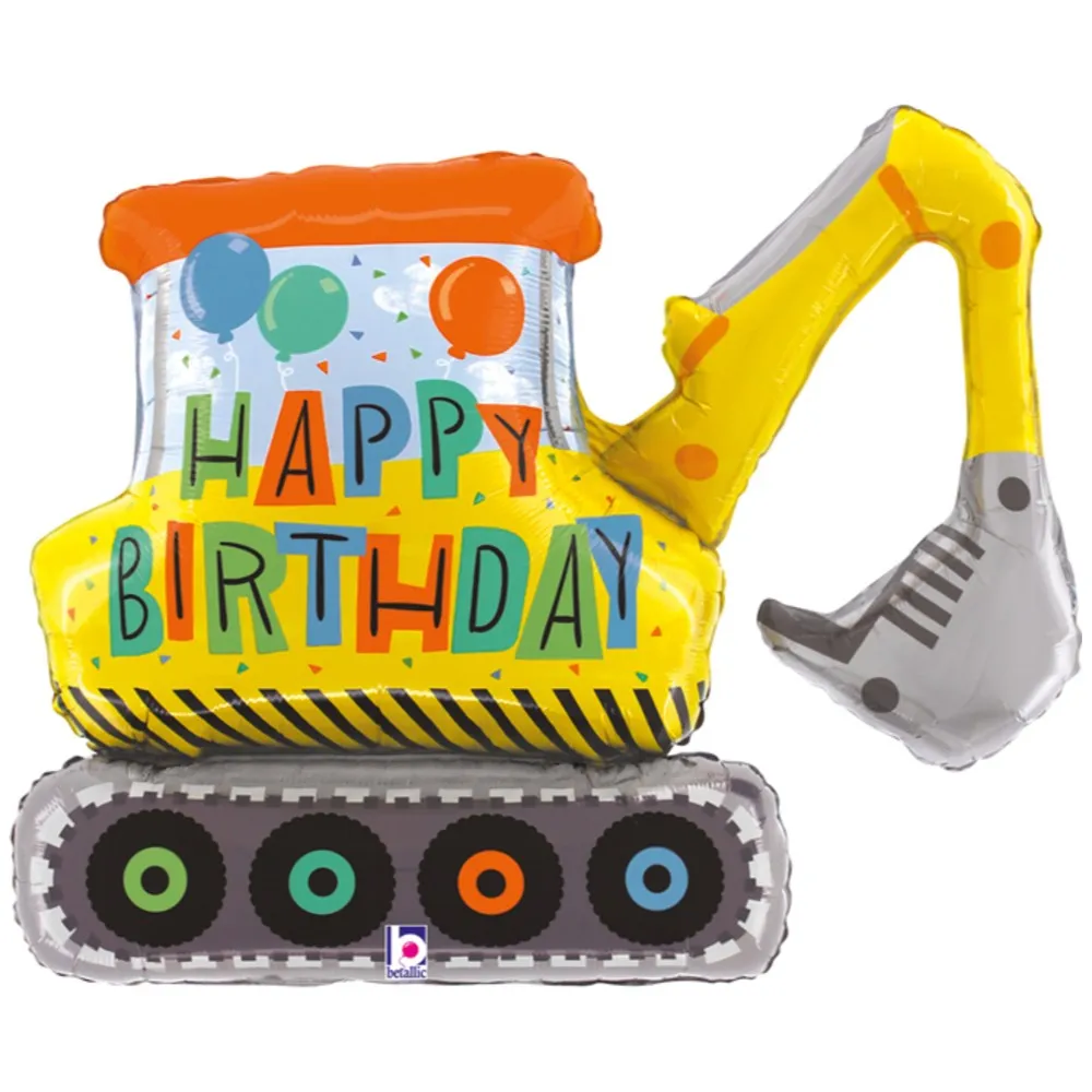 Balon Folie Figurina HB Excavator 79cm Grabo