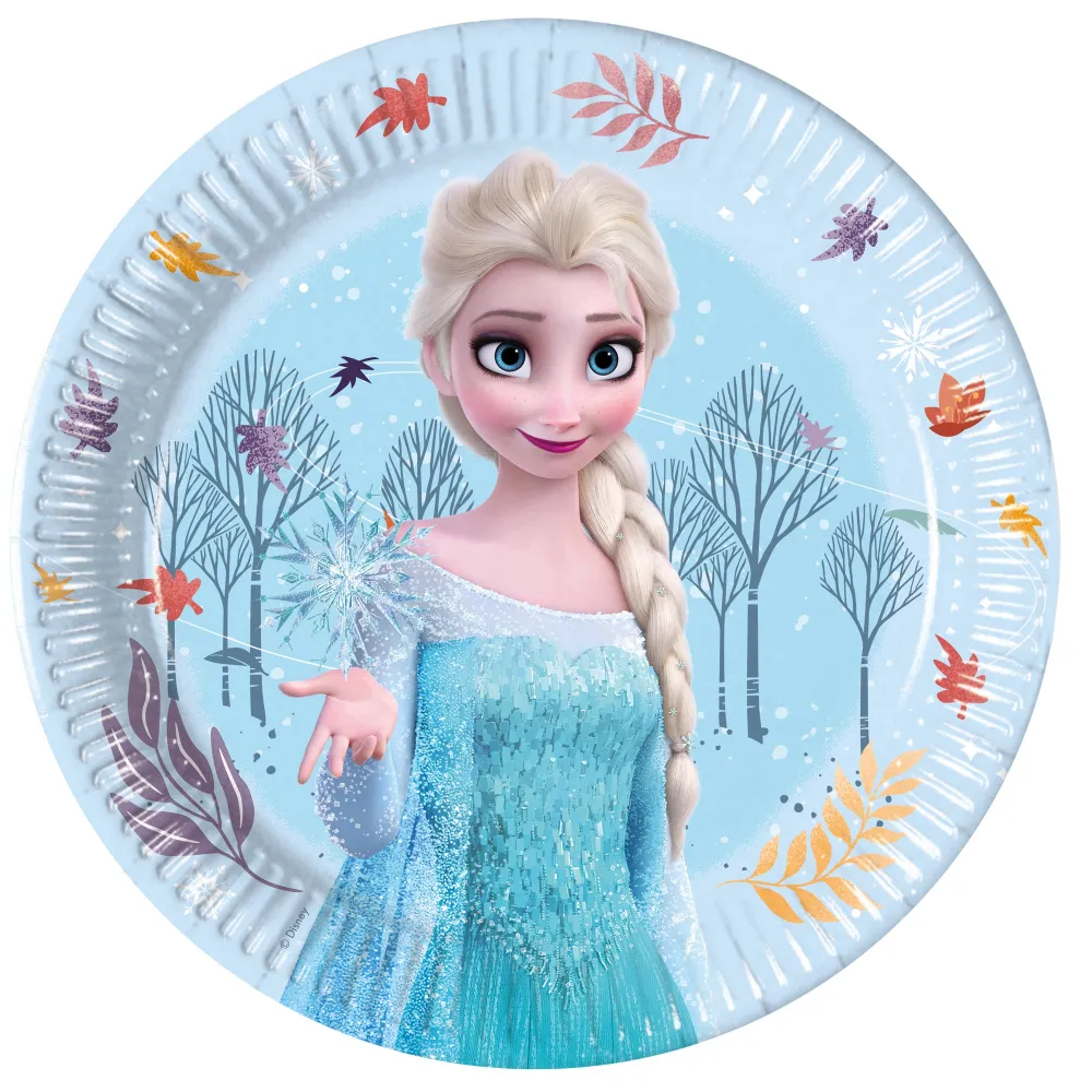 Set 8 Farfurii Petrecere 20cm Frozen Idyllic Wonder