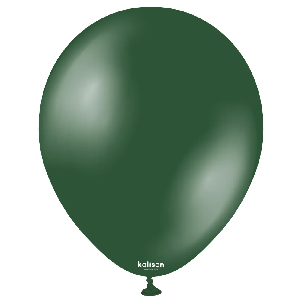 Balon Jumbo Latex 45cm Emerald Green Metalic 7012