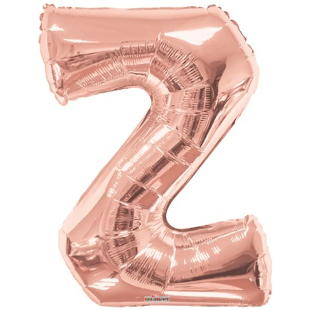 Balon folie litera Z Rose-Gold 15635-34