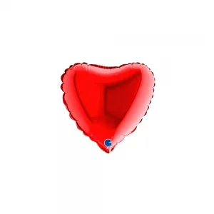 Balon Folie Inima Rosie 10cm Grabo