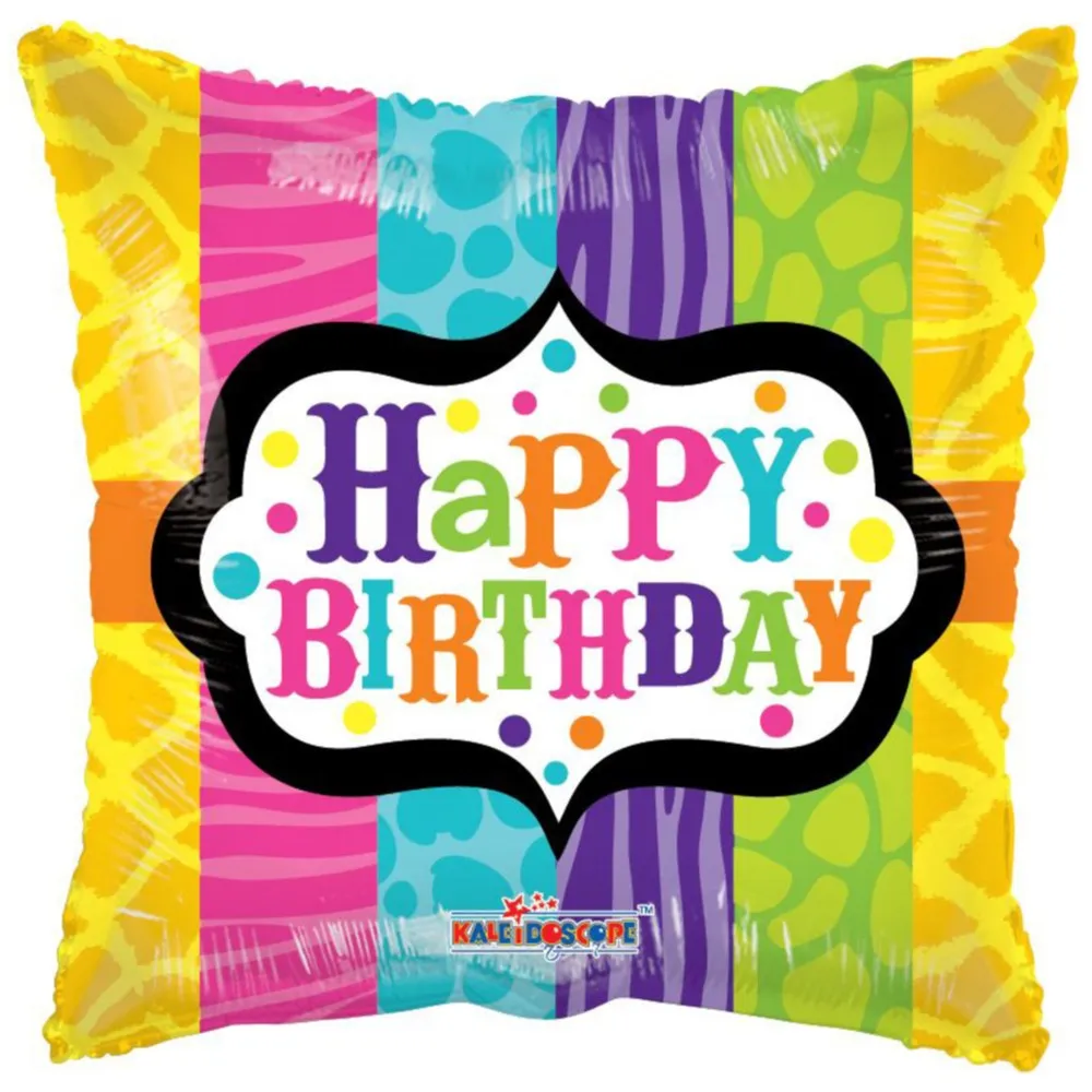 Balon folie Happy Birthday patrat 19702