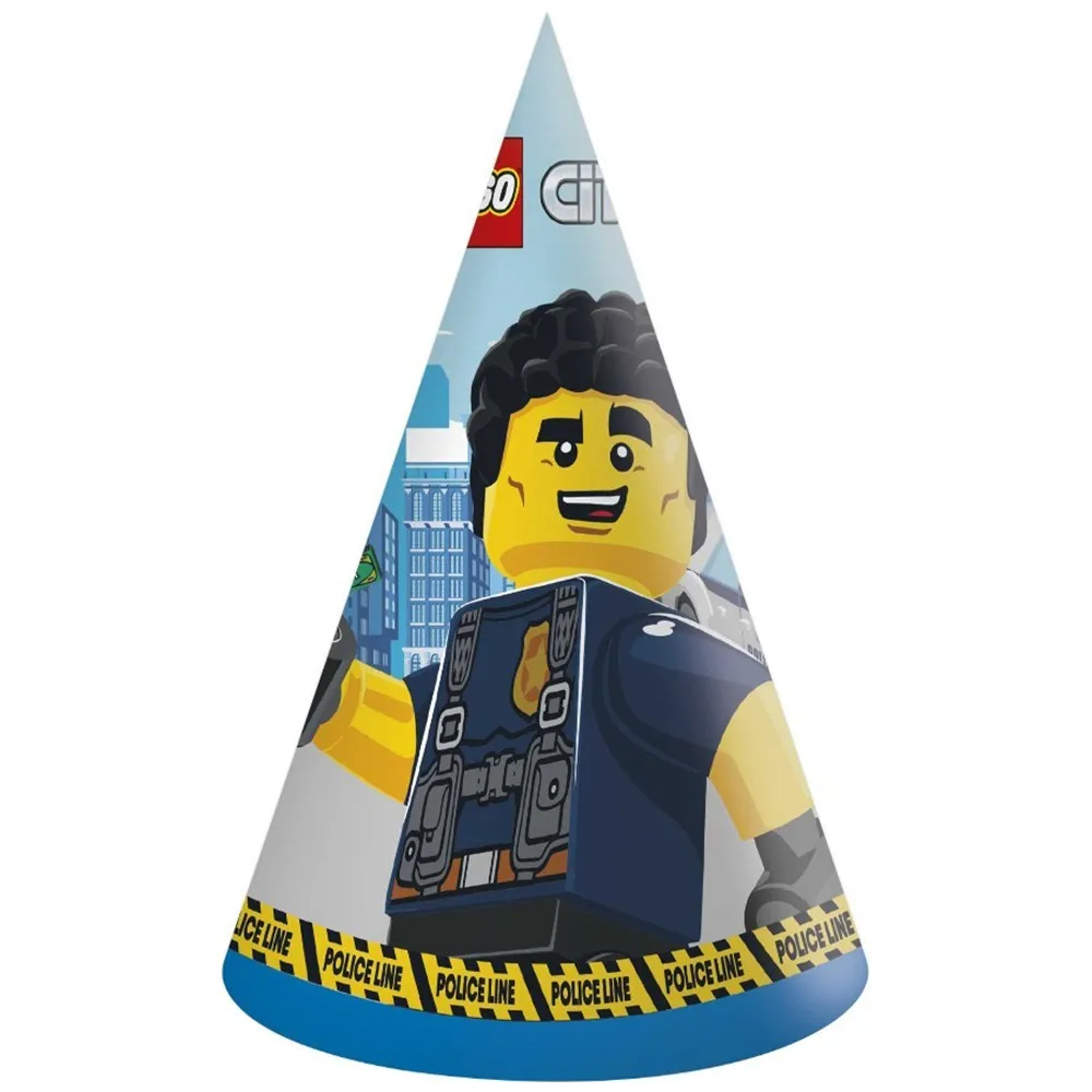 Set 6 Coifuri petrecere LEGO City