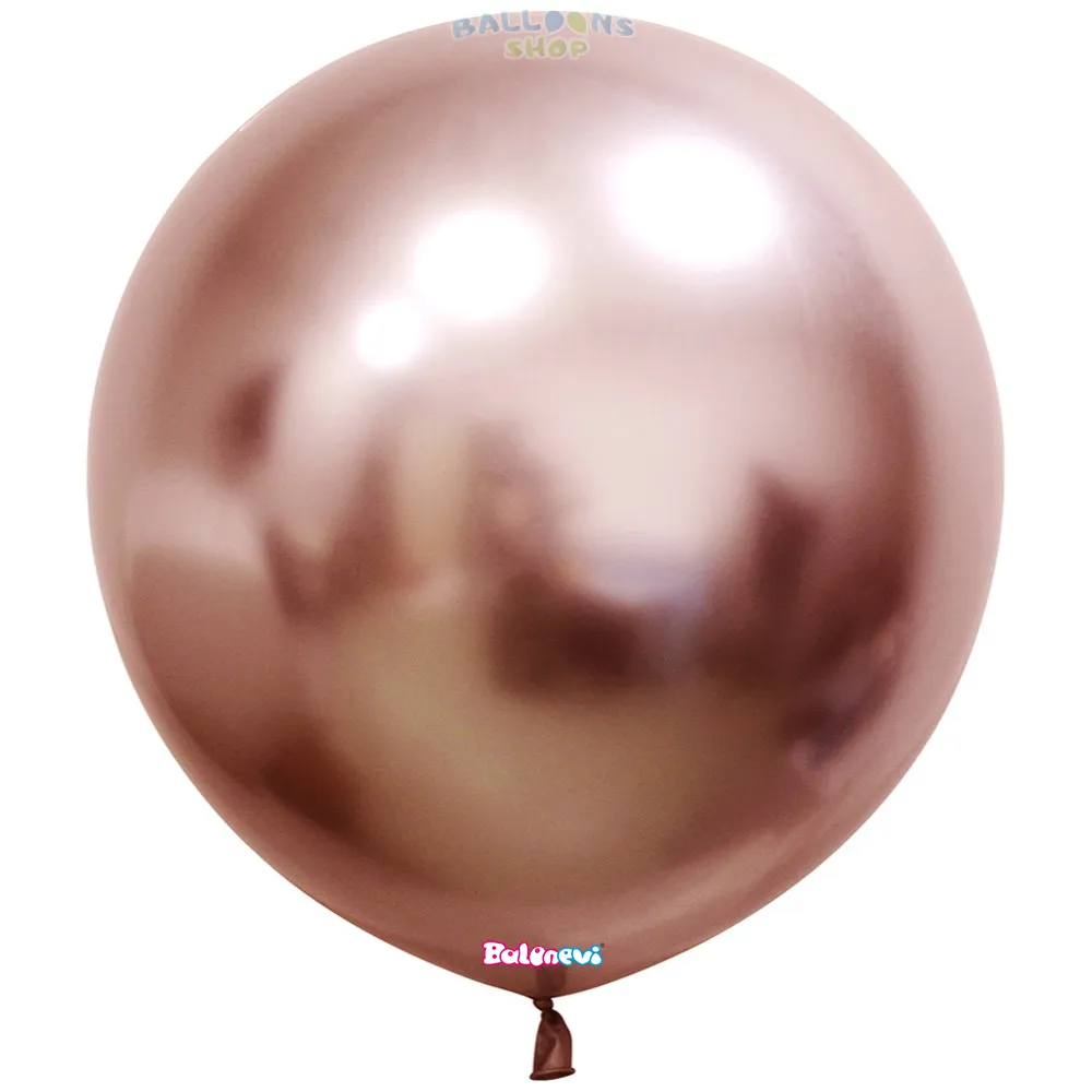 Balon Latex Jumbo 60cm Chrome Rose Gold -26K