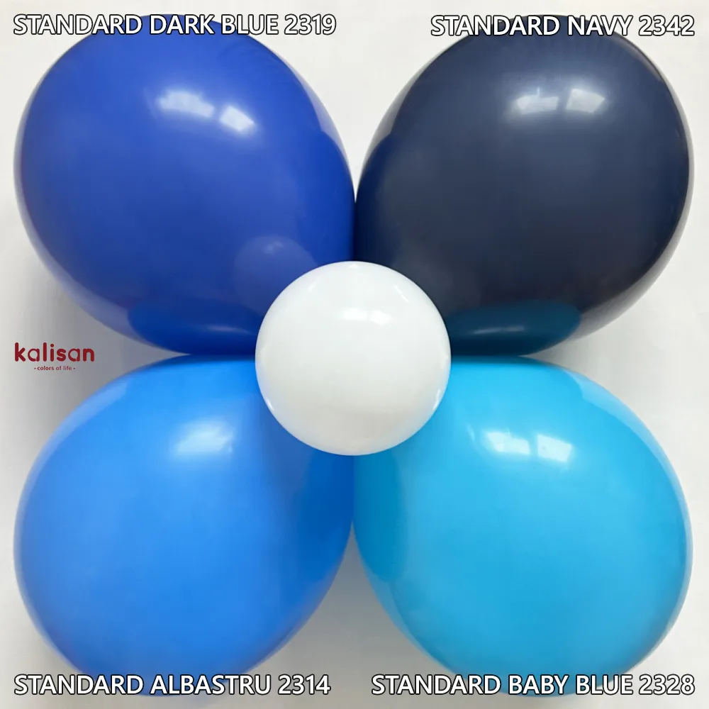 Baloane latex 30cm Dark Blue Standard 2319
