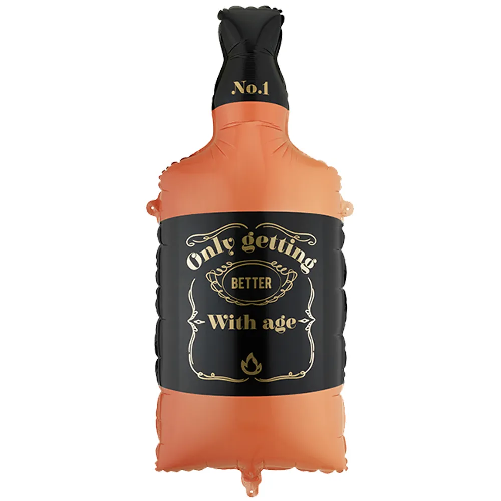 Balon Folie Figurina Sticla Whisky 34x86cm