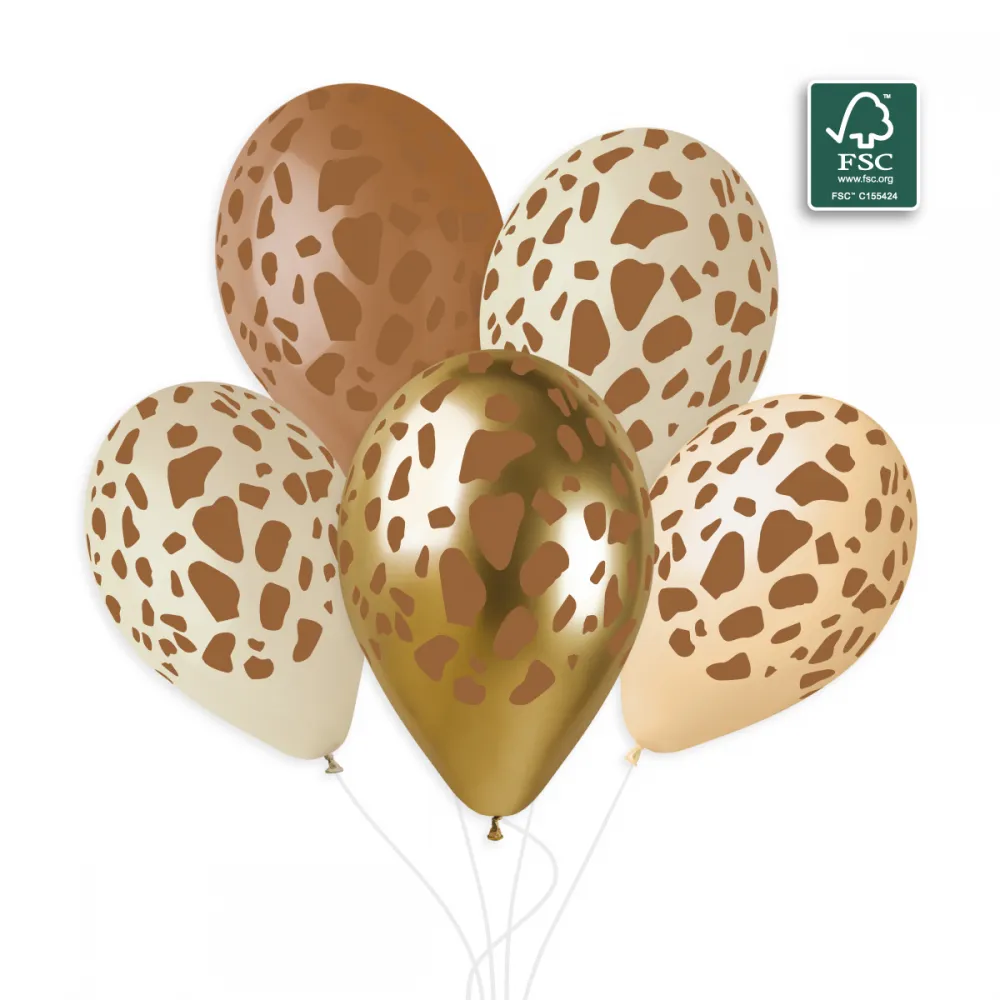 Baloane Latex 33cm Print Girafa GS120.1330
