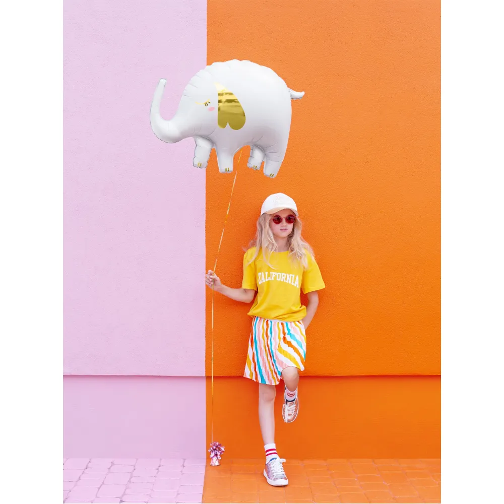 Balon Folie Figurina Elefant Alb 61x46cm FB91