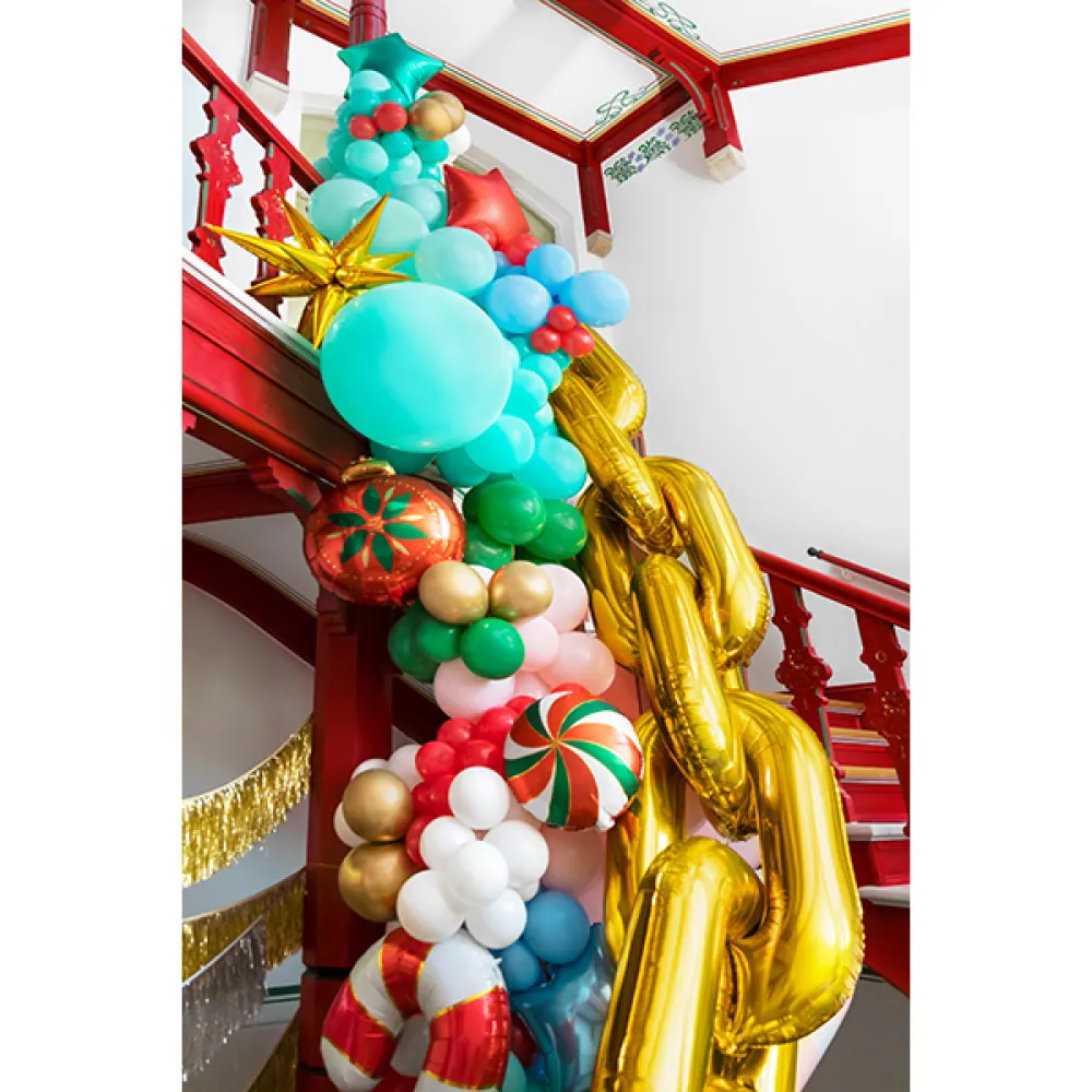 Balon Folie Ghirlanda Lant Auriu 6,7m