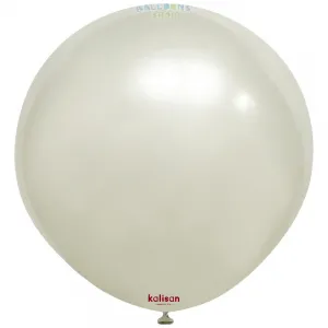 Balon Jumbo Latex 45cm Aura Ivory White 7083