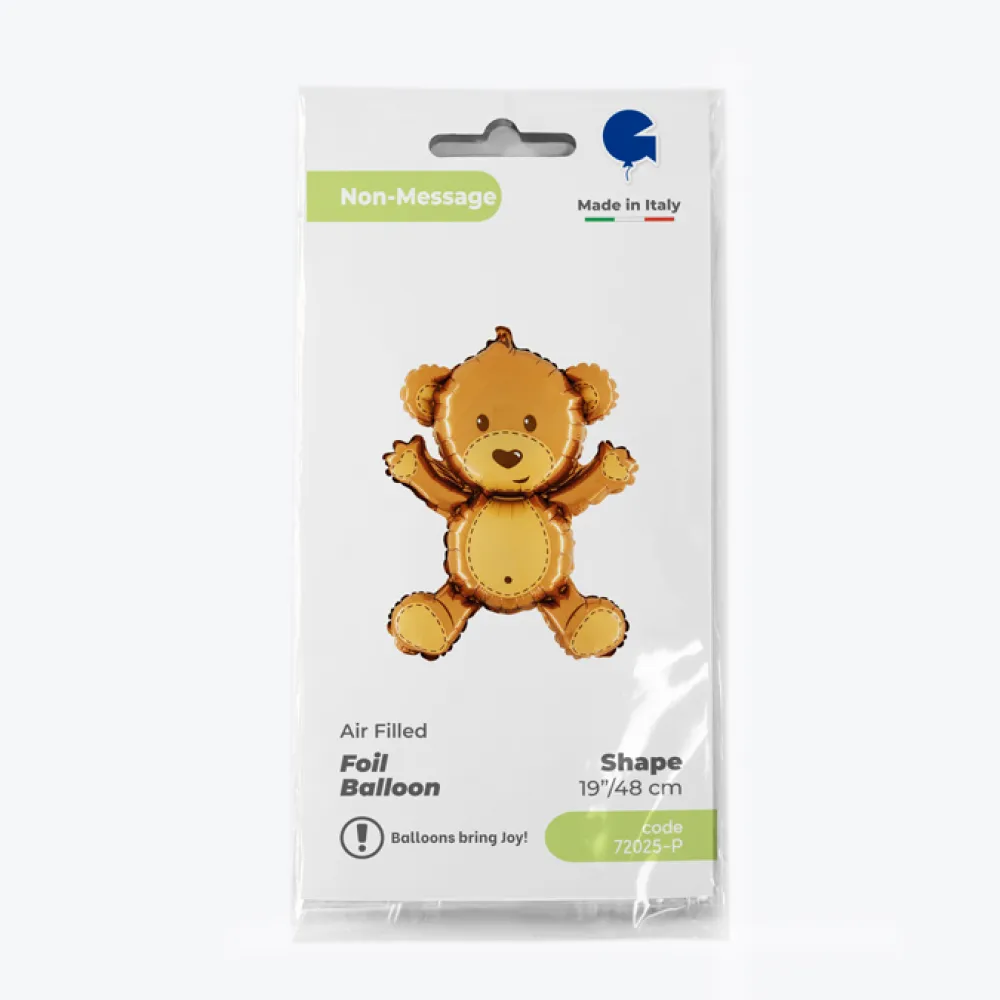 Balon Folie Figurina Ursulet de plus (AER) 48 cm GRABO