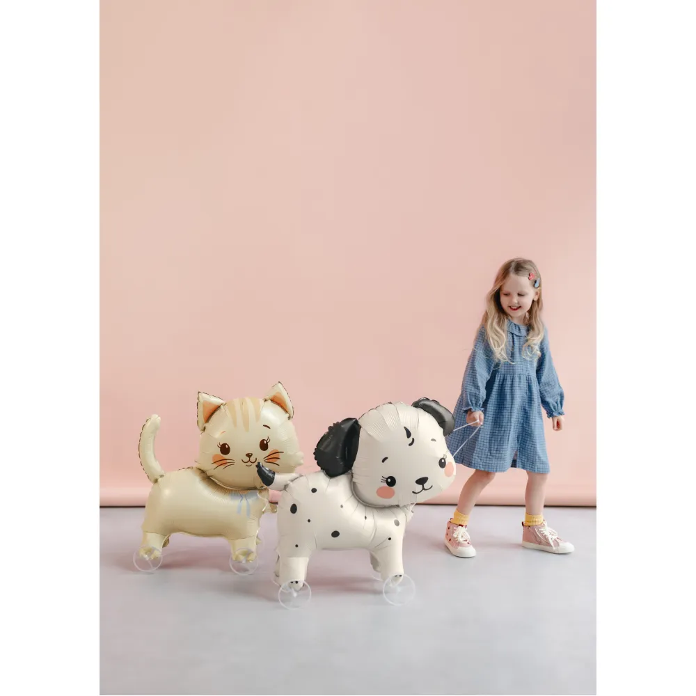 Balon Folie Figurina Catel cu Roti (AER) 70x59cm