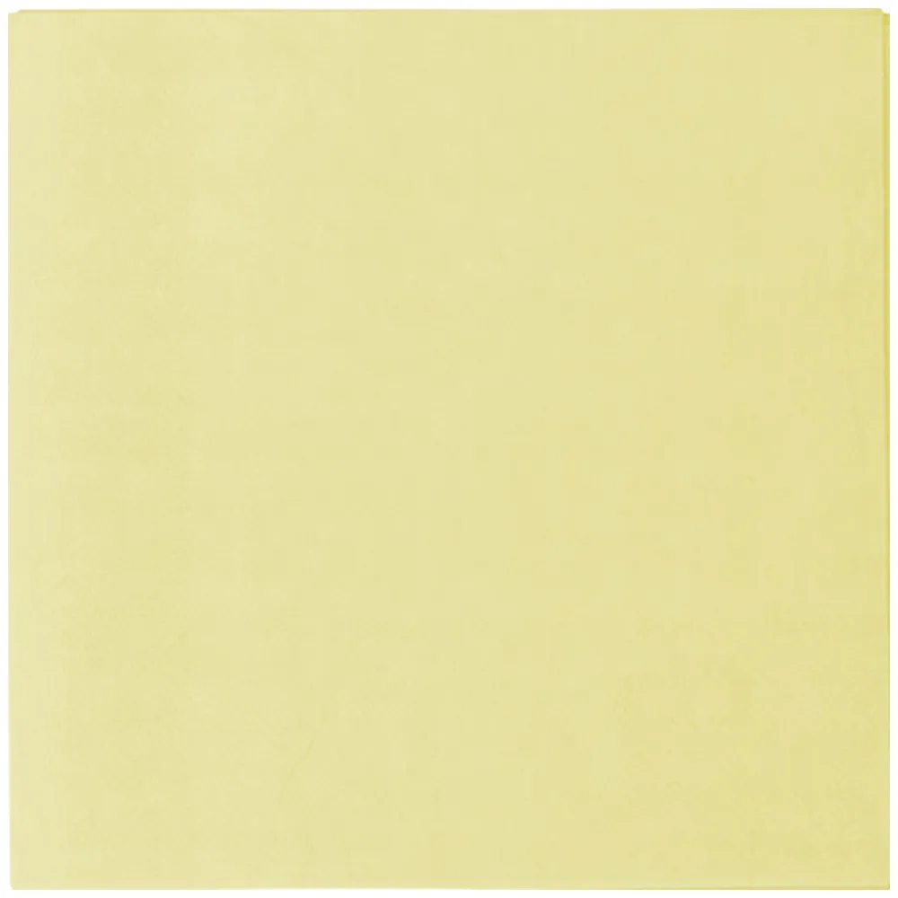 Set 20 Servetele Galbene Decor Vert 33x33cm 9918281
