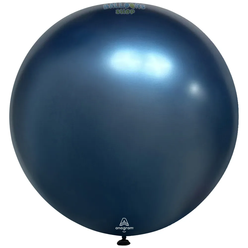 Balon Latex Jumbo 60cm Metallic Navy Flag Blue ANAGRAM 4815575