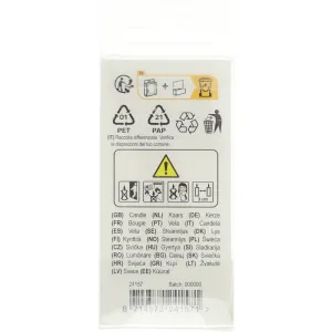 Lumanare Tort Cifra 7 Contur Auriu 9cm