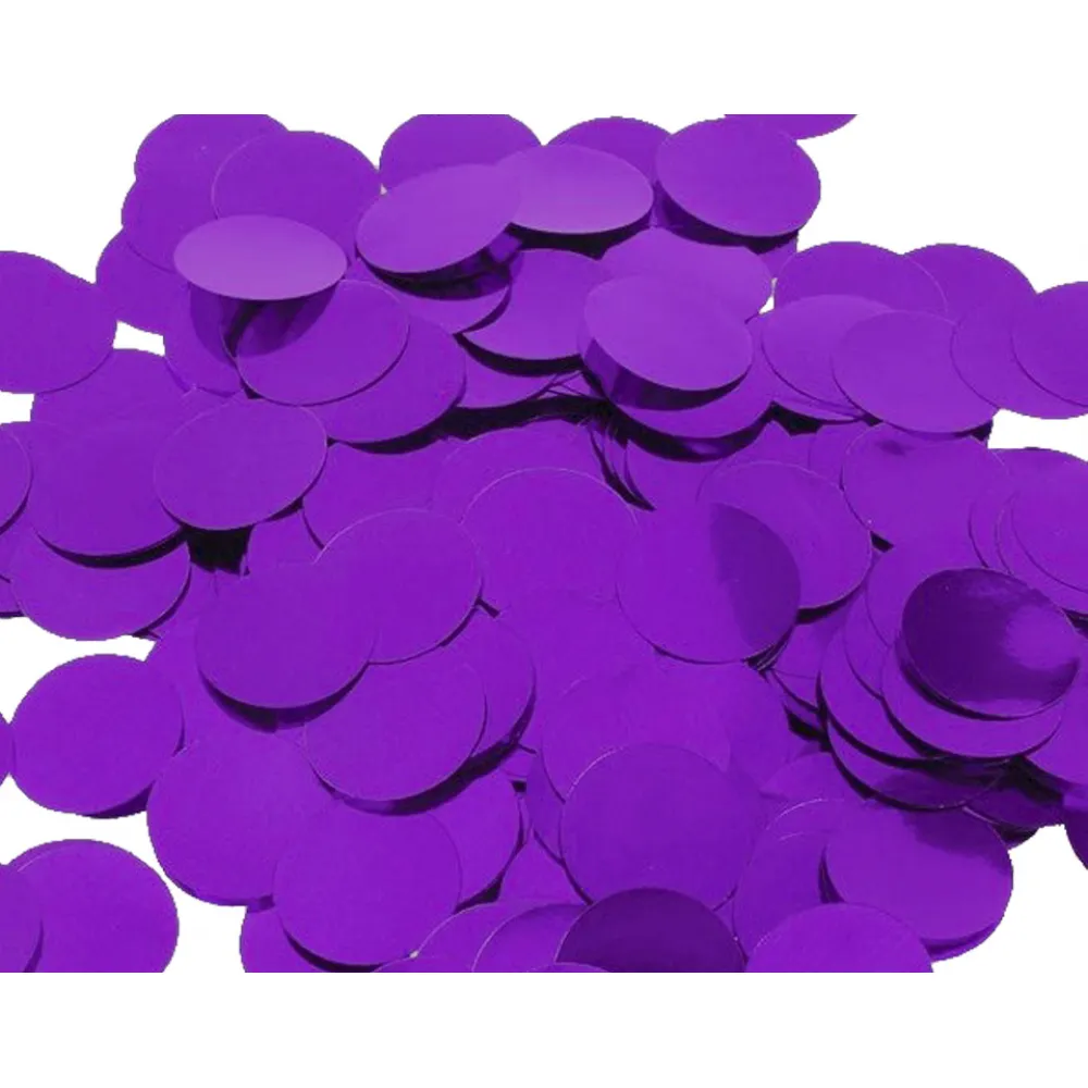 Confetti Metalic MOV 1.5cm Rotund 100g