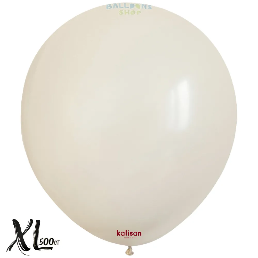 SET 500 Baloane Latex 30cm White Retro XL 8018