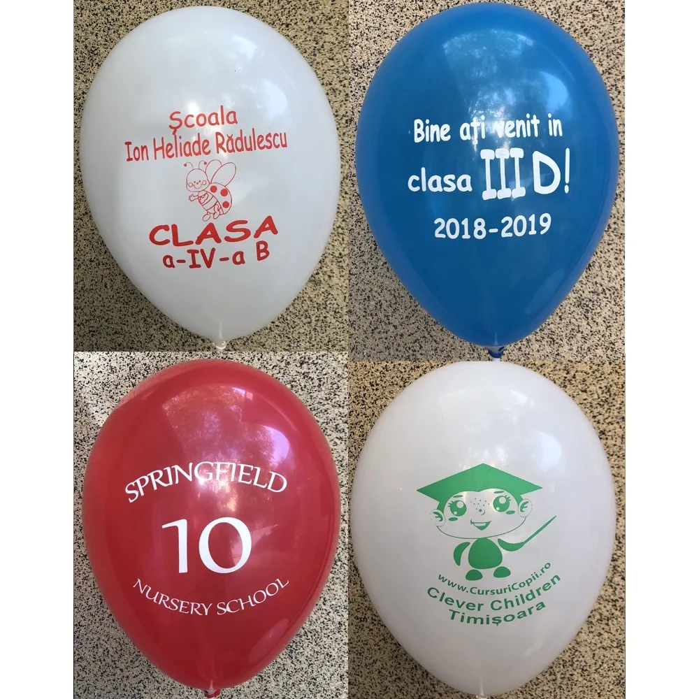 Baloane personalizate Scoala