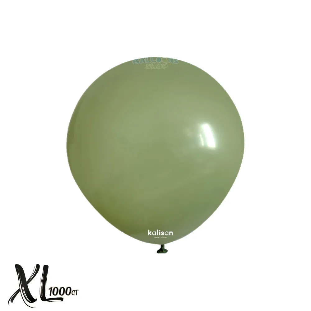 SET 1000 Baloane Latex 13cm Eucalypt Retro XL 8008