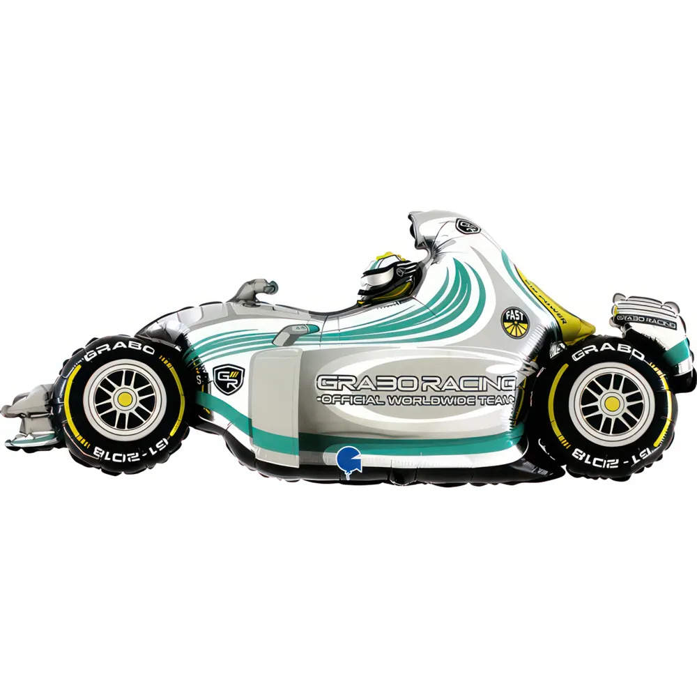 Balon Folie Figurina Masina F1 Gri 107cm