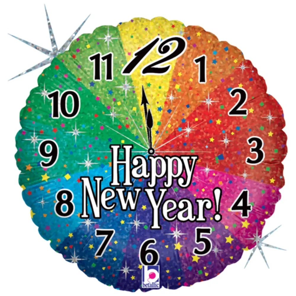 Balon Folie Rotund Numaratoarea Inversa Anul Nou 46 cm Grabo