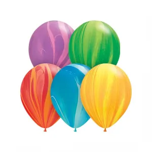 Set 10 baloane latex 30cm Marmorate