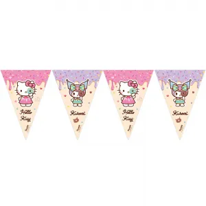 Banner Petrecere Stegulete Hello Kitty and Kuromi