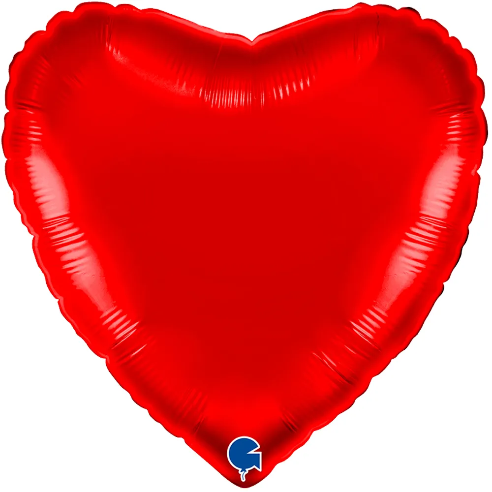 Balon Folie Inima Rosie 46 cm Grabo