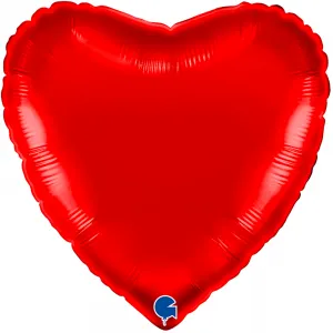 Balon Folie Inima Rosie 46 cm Grabo