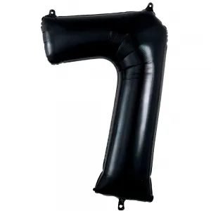 Balon Folie Cifra 7 Negru 86cm 3014611 ANAGRAM