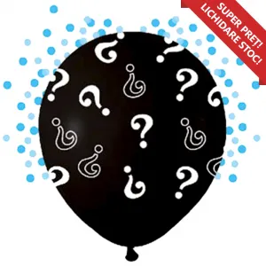 Balon latex 45cm Gender Reveal Print Allover ? (Baiat)