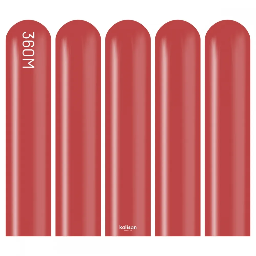 SET 50 Baloane Latex Modelaj Standard Deep Red Nozzle Up 360M 2352
