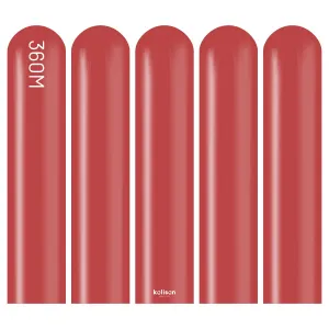 SET 50 Baloane Latex Modelaj Standard Deep Red Nozzle Up 360M 2352
