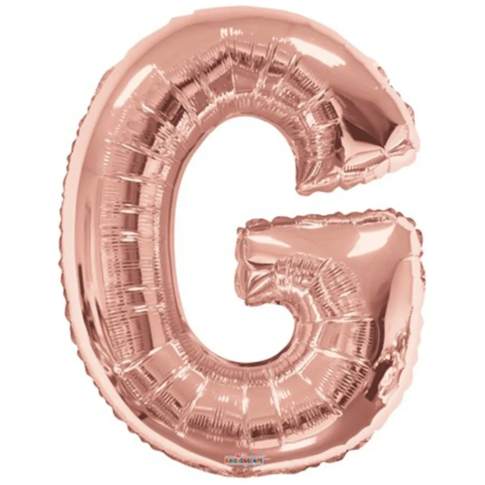 Balon folie litera G Rose-Gold 15616-34