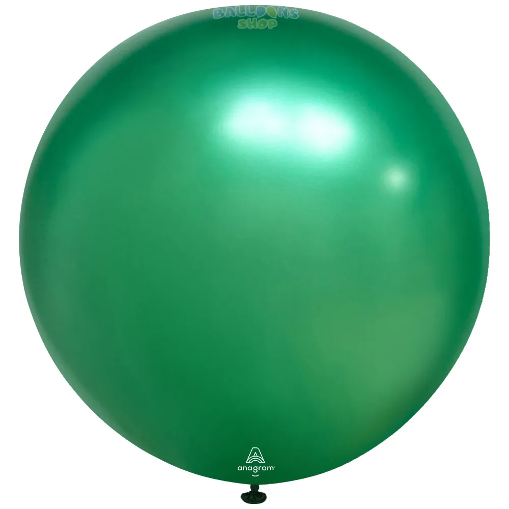 Balon Latex Jumbo 60cm Metallic Festive Green ANAGRAM 48792