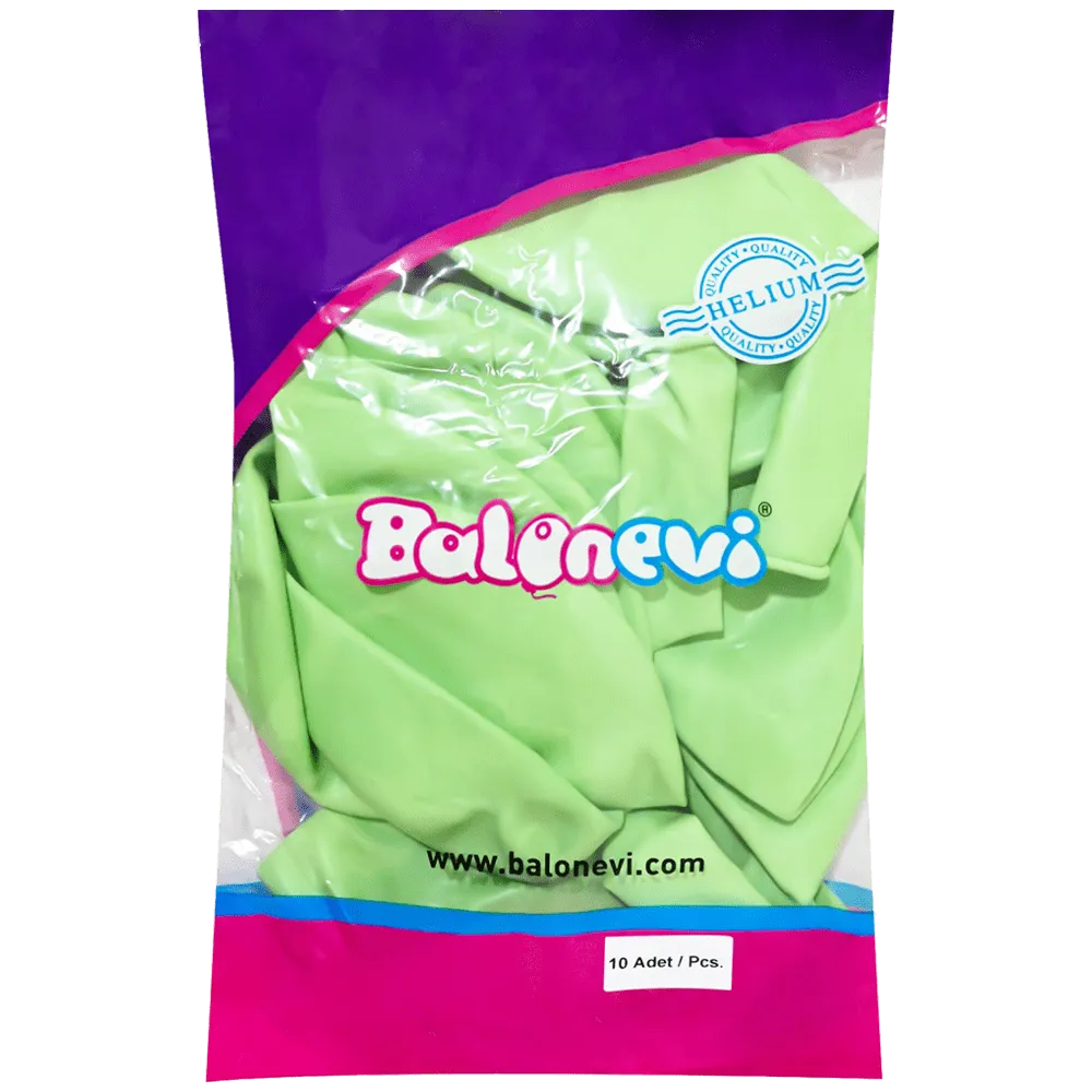Balon Latex Jumbo 60cm Macaron Verde Menta -36