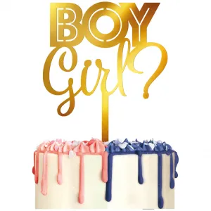 Topper Tort Gender Reveal 11cm