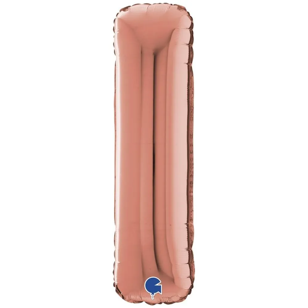 Balon Folie LITERA I Rose Gold 66 cm Grabo