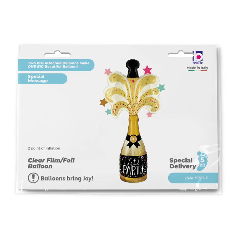 Balon Folie Jumbo Sticla Sampanie 87 x 166cm GRABO