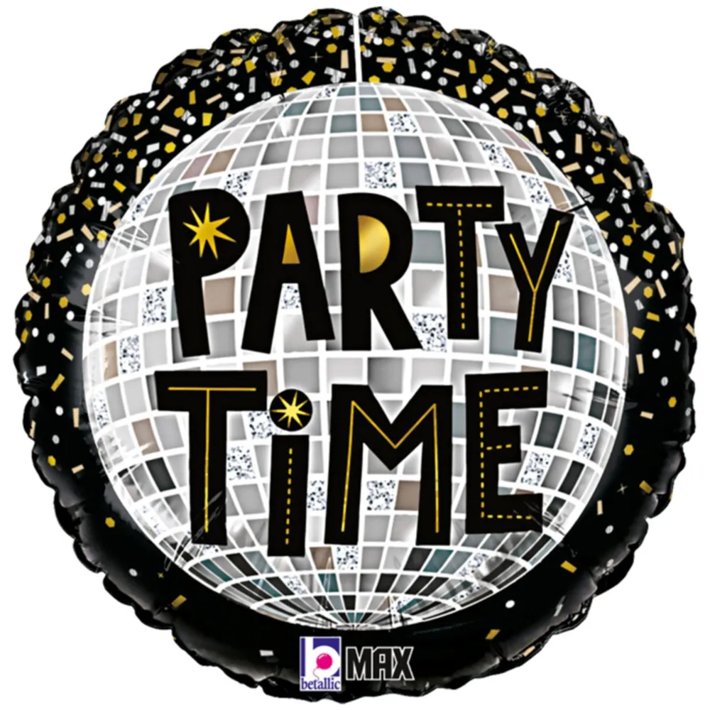 Balon Folie Party Time 46cm Grabo