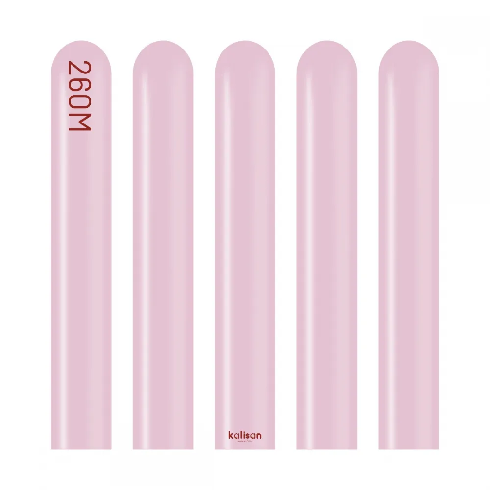 SET 50 Baloane Latex Modelaj Retro Dusty Rose Nozzle Up 260M 8013