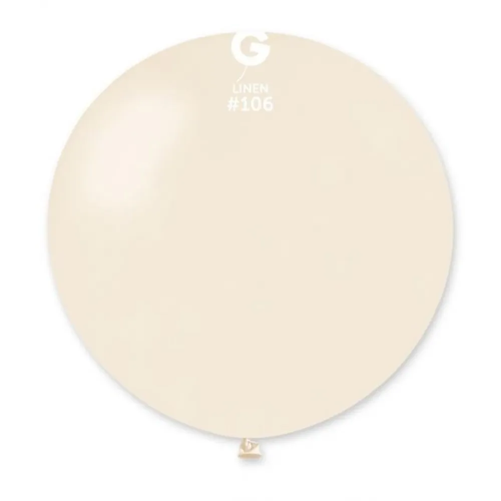 Balon Latex Jumbo 75cm Standard Linen G30.106