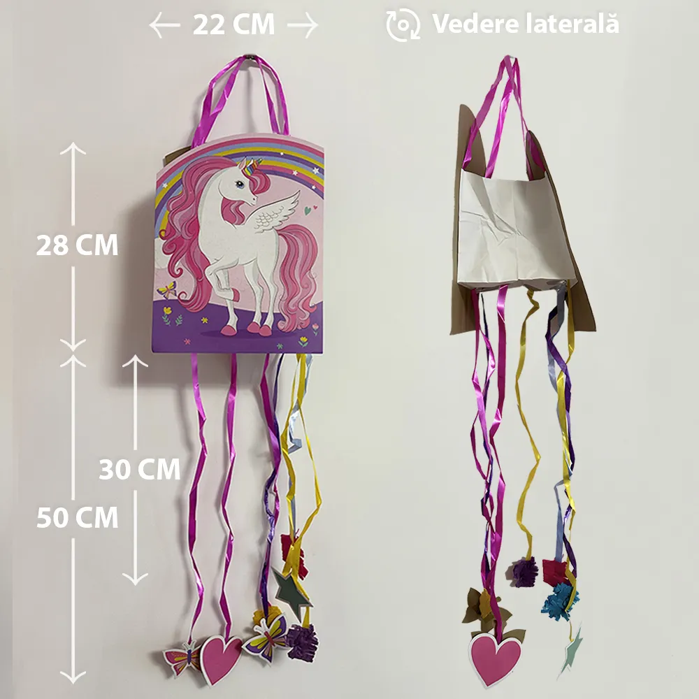Pull Pinata petrecere Rainbow Unicorn