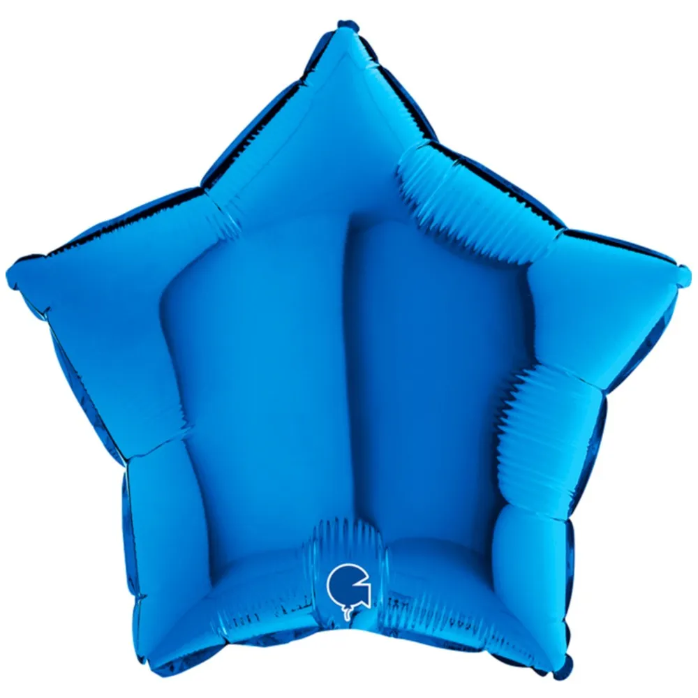 Balon Folie Stea Albastra 46cm Grabo