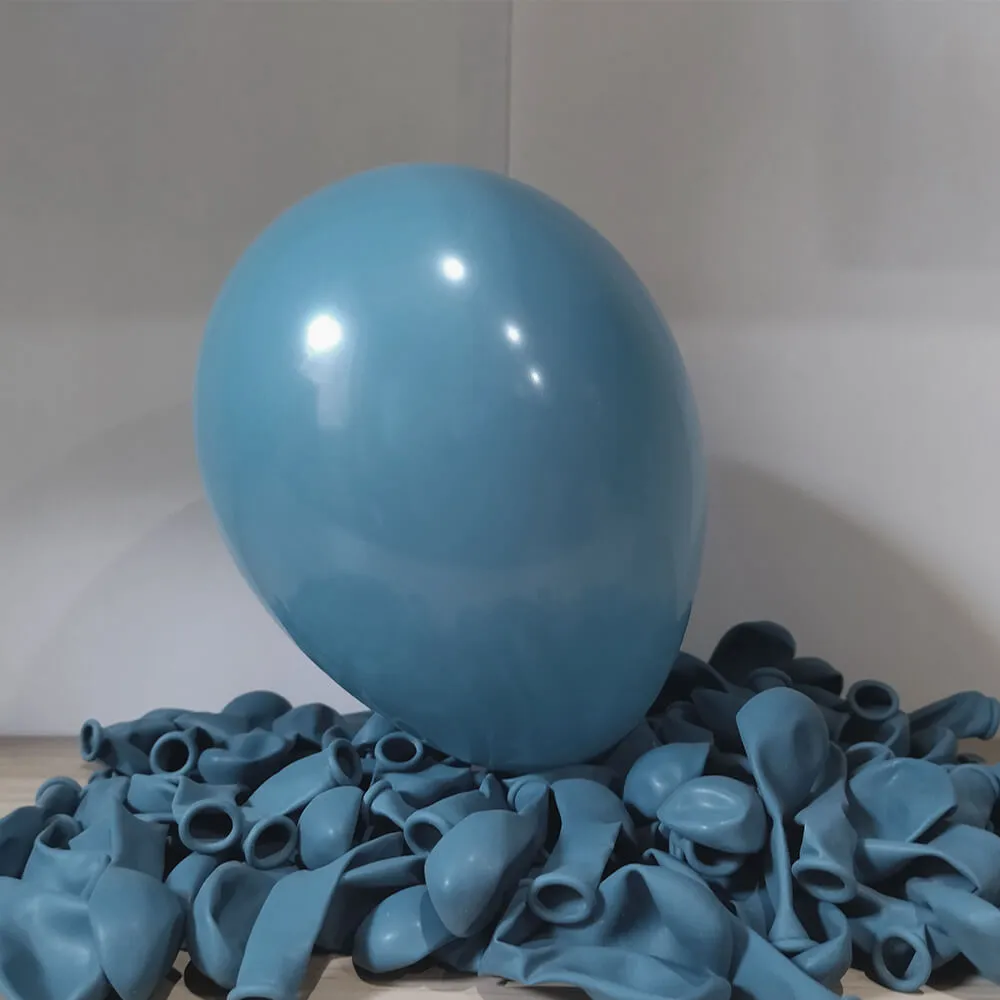 Baloane latex 13 cm Deep Blue Retro Kalisan 8003