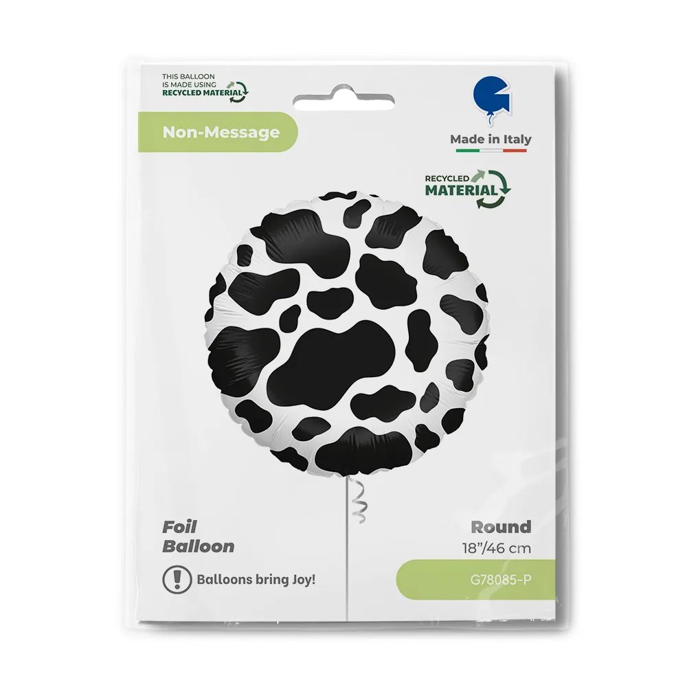 Balon Folie Animal Print Vaca 46cm