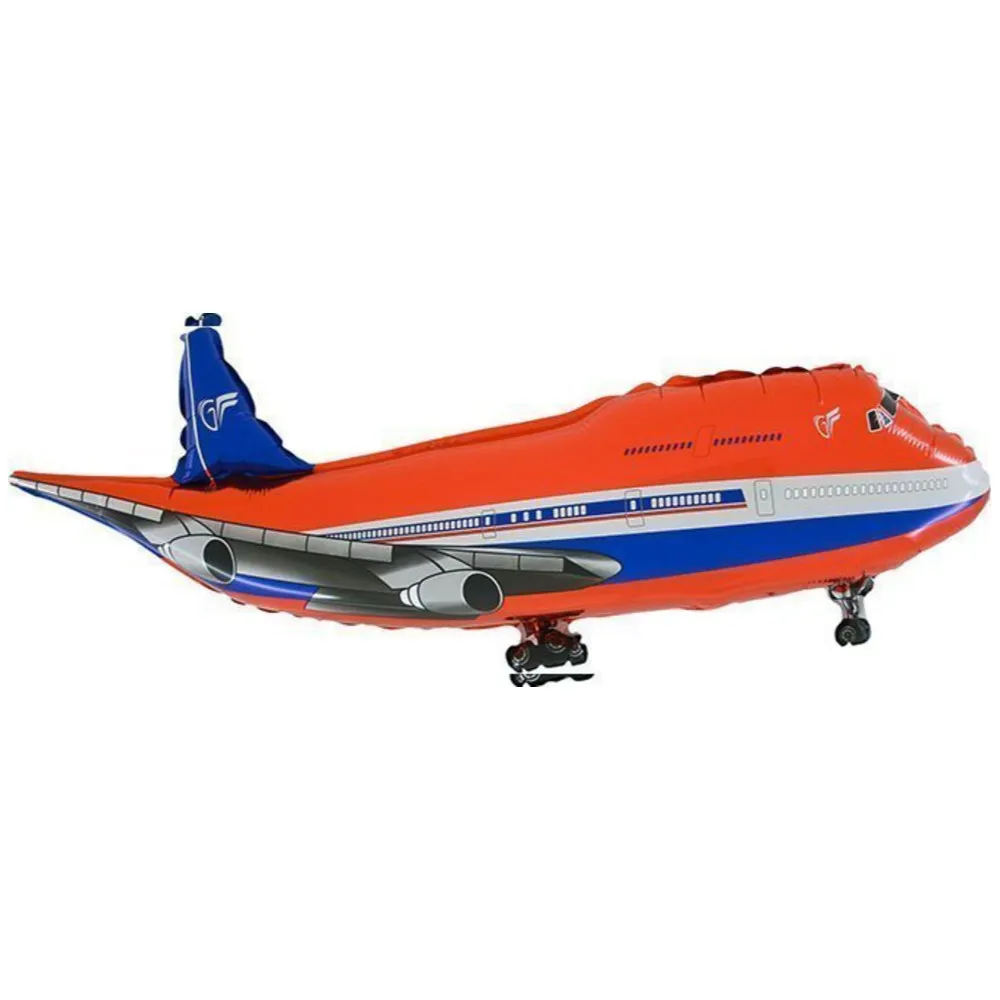 Balon Folie Figurina Avion Rosu 97cm Grabo