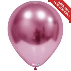 Balon Latex Jumbo 45cm Chrome Roz -08K